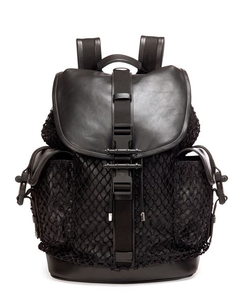 givenchy obsedia backpack|Givenchy Obsedia Netted Leather Backpack, Black.